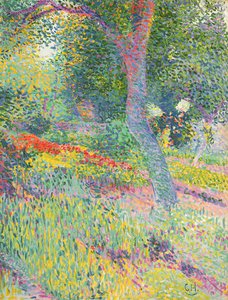 Dans le jardin du château de Pretzfeld - Curt Herrmann