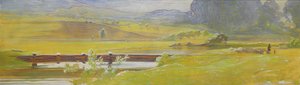 La vallée des prés près de Pretzfeld, vers 1898