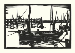 Bateaux de pêche et barges : Chalutier à poutres de Folkestone