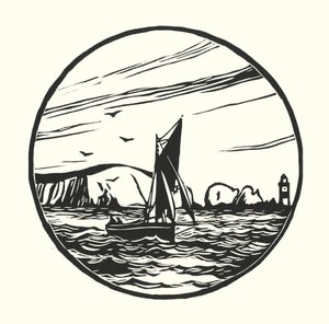 Bateaux de pêche et barges : Itchen Ferry Boat (gravure sur bois) - Cyril A. Wilkinson