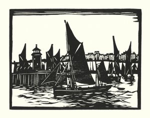Bateaux de pêche et barges : Chalutiers de Ramsgate - Cyril A. Wilkinson