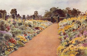 Les doubles bordures dans le jardin est, Sandringham - Cyril Ward