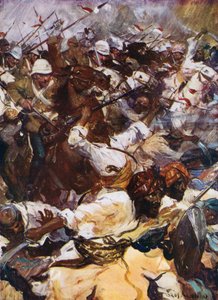 Charge des lanciers à Kandahar - Cyrus Cuneo