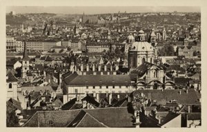 Carte postale représentant une vue générale de Prague - Czech Photographer