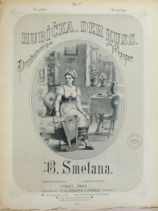 Couverture de la partition de Le Baiser par Bedrich Smetana - Czech School
