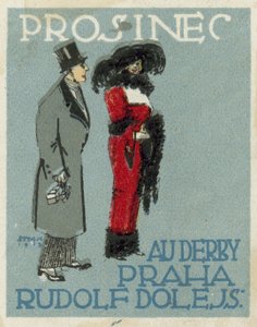 Décembre. Au Derby Rudolf Dole modes, Prague