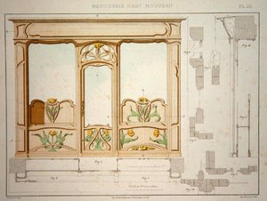 Conception pour une devanture de magasin, illustration de 
