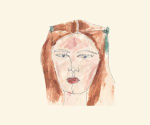 Fille (aquarelle) - Daisy de Villeneuve