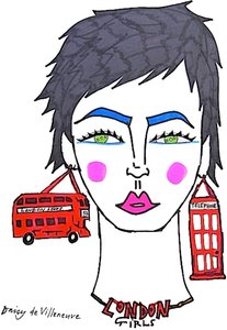 London Girls (dessin) - Daisy de Villeneuve