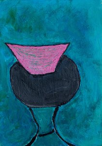 Figure abstraite rose - Dale Hefer & Family