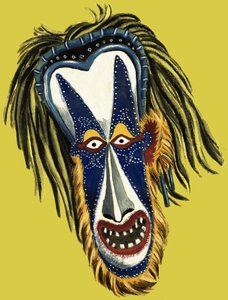 Masque de théâtre japonais - Dan Escott