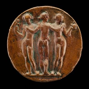 Les Trois Grâces [verso] - Danese Cattaneo