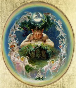 Faune et les fées, vers 1834 - Daniel Maclise