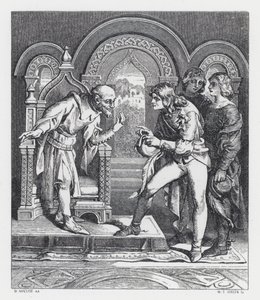 Illustration pour le poème de Tennyson, La Princesse
