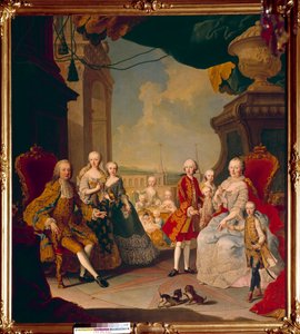 François Ier du Saint-Empire (1708-1765) et son épouse l