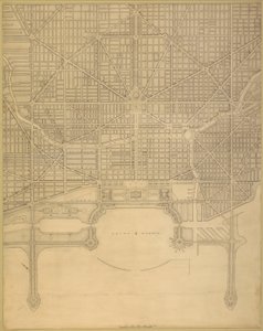 Planche 110 du Plan de Chicago, 1909 : Chicago. Plan du système complet de rues