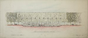 Potomac Round Point, Washington D.C., croquis de section, 1909 - Daniel Burnham