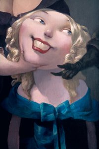 La proposition (détail), de Barbe Bleue par Charles Perrault (1628-1703)