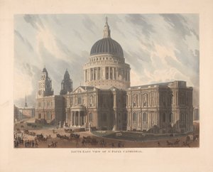 Vue sud-est de la cathédrale Saint-Paul