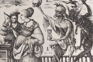 La Mort et le Diable Surprenant Deux Femmes, ca. 1515
