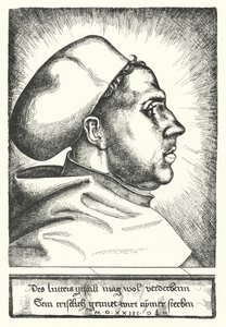 Martin Luther, réformateur protestant allemand - Daniel Hopfer