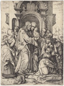 La Vierge Marie prenant congé du Christ - Daniel Hopfer