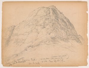 Pic Chocorua depuis une épaule sud