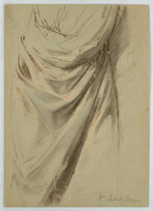 Étude de draperie pour "L