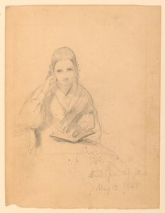 Dessin, Mlle Elliot assise, 15 mai 1841 - Daniel Huntington