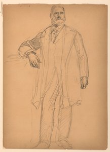 Dessin, Président Chester Alan Ar, juin 1886 - Daniel Huntington