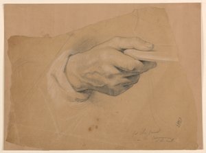 Dessin, étude pour "Communion of t", 1844