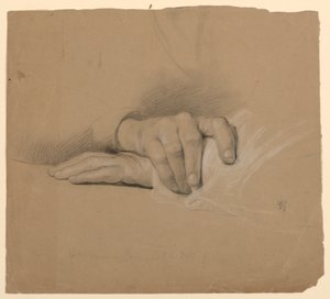 Dessin, étude pour "Communion of t", 1844 - Daniel Huntington