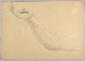 Dessin, étude pour le double de "C", 1850 - Daniel Huntington