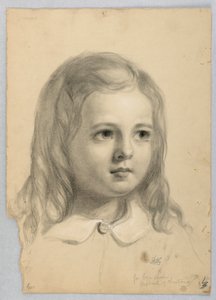 Dessin, étude pour le double de "Christiana", 1850 - Daniel Huntington