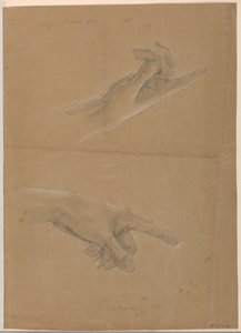 Dessin, étude pour "Early Christia", 1839-40