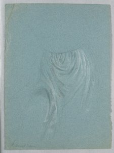 Dessin, étude pour "Le rêve de Mercy", 1857 - Daniel Huntington
