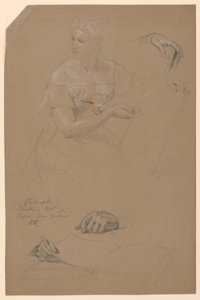 Dessin, étude pour la "Philosophie de l