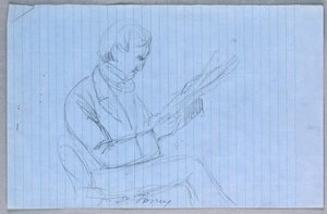 Dessin, étude pour le "Groupe scientifique", 1858