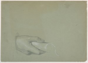 Dessin, étude pour "Tribute Money", 1852 - Daniel Huntington