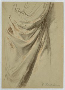 Dessin, étude pour "Tribute Money", 1852 - Daniel Huntington