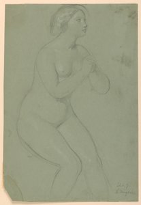 Étude de nu féminin pour "Une Madeleine"