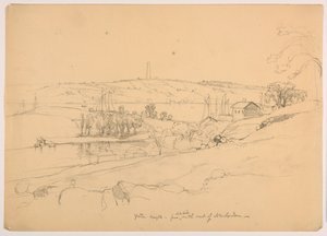Groton Heights depuis la colline au nord-est de New London