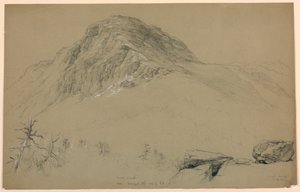 Regard vers le sud, Mont Mansfield, Vermont