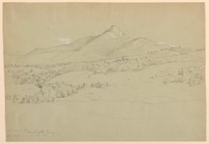 Mont Chocorua depuis la colline près du village de Tamworth