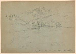 Mont Washington, Mont Madison et Mont Adams depuis le pont, au nord de Gorham, New Hampshire