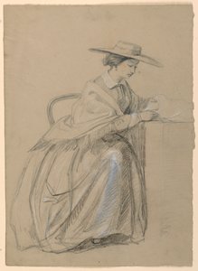 Mme Sheppard Gandy assise
