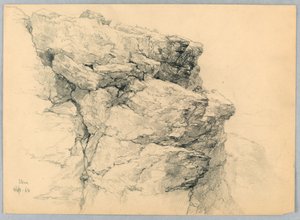 Corniche rocheuse à Stowe - Daniel Huntington