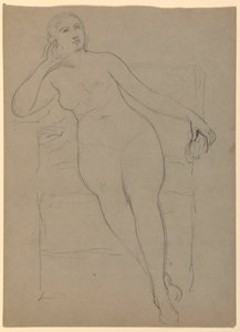 Femme nue assise