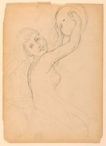 Esquisse pour une bacchante