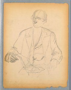 Croquis pour un portrait - Daniel Huntington